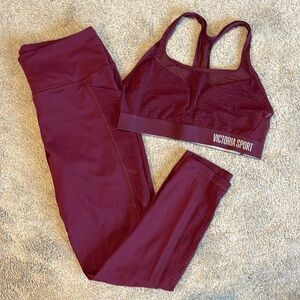 Victoria’s Secret Sport Set Leggings and Sports Bra